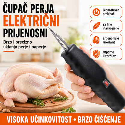 Prijenosni i ručni čupač perja za perad