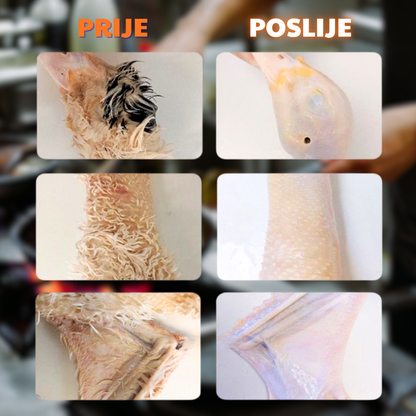 Prijenosni električni čupač perja za perad