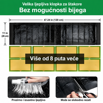 Profesionalne ljepljive klopke – iznimno velike za brže hvatanje.