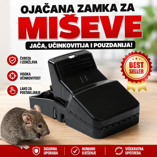 Bestseller™ – Pritisna Zamka Za Štakore – Čvrsta I Iznimno Otporna Zamka