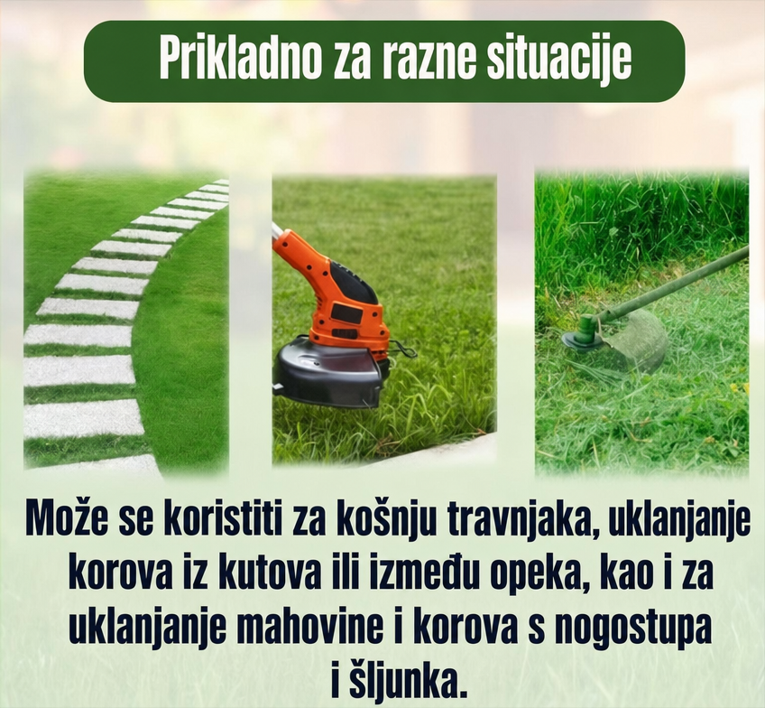 70% POPUSTA | Glava trimera sa 6 pletenih krakova od izdržljive čelične žice