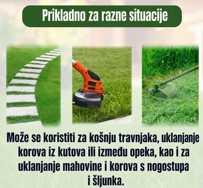 70% POPUSTA | Glava trimera sa 6 pletenih krakova od izdržljive čelične žice