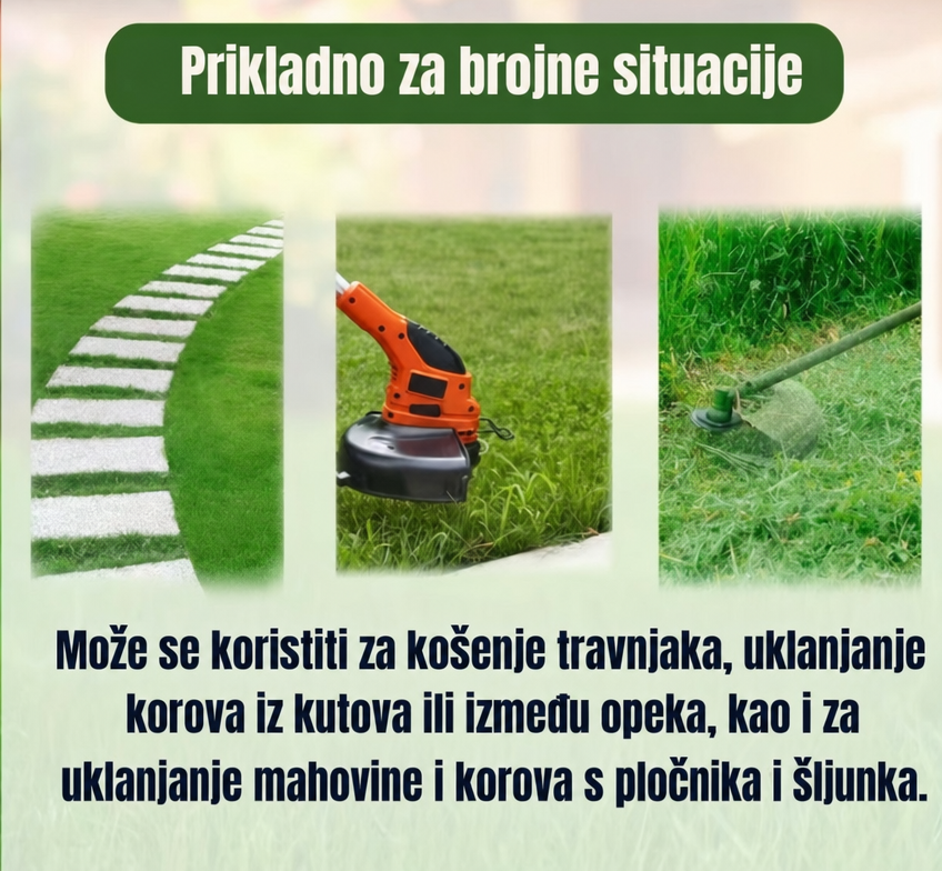70% POPUSTA | Glava kosilice ima 6 krakova ispletenih od izdržljive čelične žice