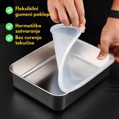 Posuda za hranu od nehrđajućeg čelika 304 – Dugotrajna svježina i maksimalna sigurnost