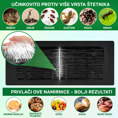 Profesionalne ljepljive klopke – iznimno velike za brže hvatanje.