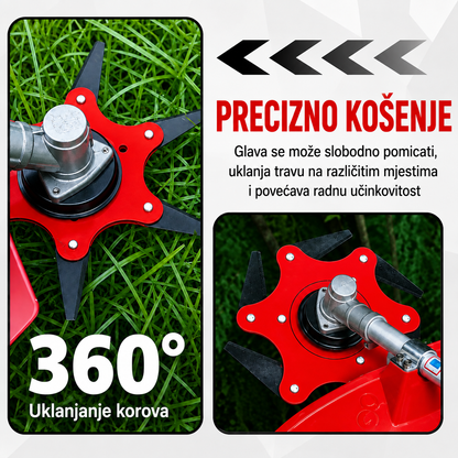 6Blade – Glava za košnju sa 6 oštrica od manganskog čelika