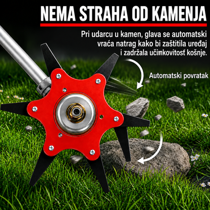 6Blade – Glava za košnju sa 6 oštrica od manganskog čelika